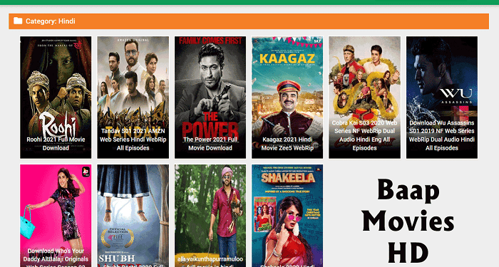 BaapMoviesHD – Watch Hollywood and Bollywood Movies on the Go