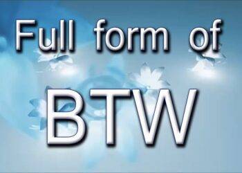 What is BTW in WhatsApp?